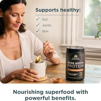Thumbnail for Image 5 of Ancient Nutrition Grass Fed Bone Broth Protein Powder, Salted Caramel