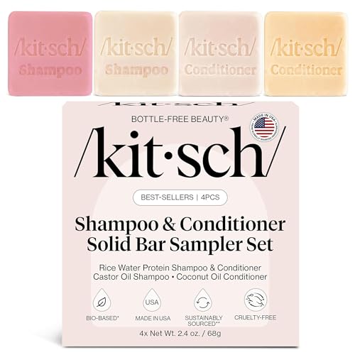 Image 1 of Default Title for the product Kitsch Shampoo and Conditioner Set - 4pc Sampler Bars for Hair Growth