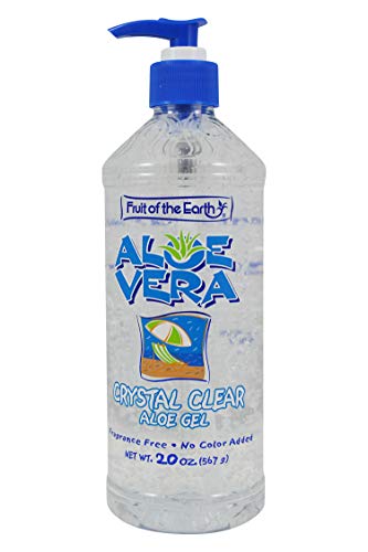Image 1 of Default Title for the product Fruit of the Earth Crystal Clear Aloe Vera Gel 20 Ounce (4 pack)