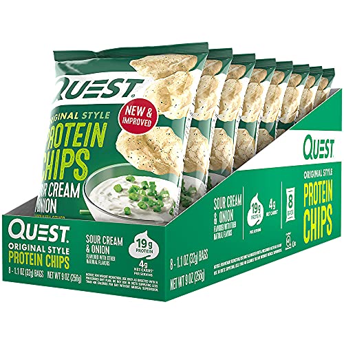 Image 4 of Quest Protein Chips - Sour Cream & Onion (8 Bags)