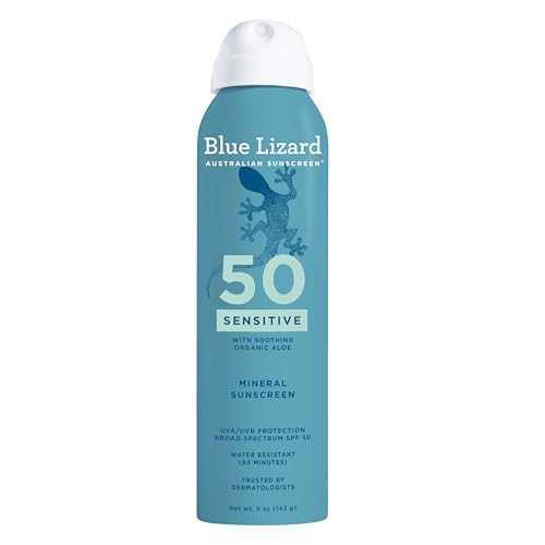 Image 1 of Default Title for the product BLUE LIZARD Sensitive Mineral SPF 50 Spray 5 oz