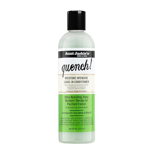 Image 1 of 16 Fl Oz (Pack of 1) for the product Aunt Jackie's Quench Moisture Intensive Leave-In Hair Conditioner