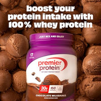 Thumbnail for Image 4 of Premier Protein 30g High Protein Powder, 100% Whey, Chocolate, 17 Servings