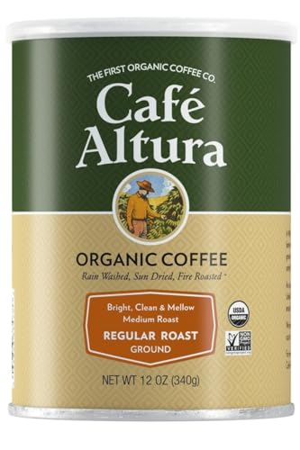 Image 1 of Default Title for the product Cafe Altura Ground Organic Coffee, Regular Roast, 12 oz Can