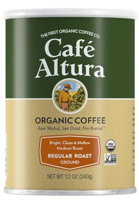Thumbnail for Image 1 of Default Title for the product Cafe Altura Ground Organic Coffee, Regular Roast, 12 oz Can