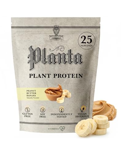 Image 1 of Peanut Butter Banana for the product Ambrosia Plant Based Protein Powder