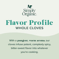 Thumbnail for Image 3 of Simply Organic Whole Cloves, 2.05 Ounce
