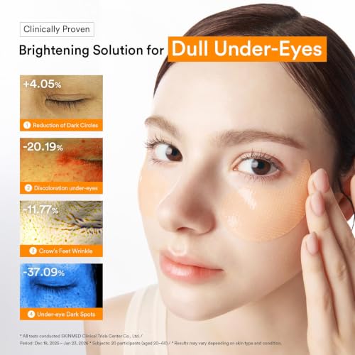 Image 5 of Abib Glutathione Kojic Acid Eye Patches for Radiance Dark Circles & Dark Spots, with Tone-up Jelly, 60 Count, Korean Skin Care
