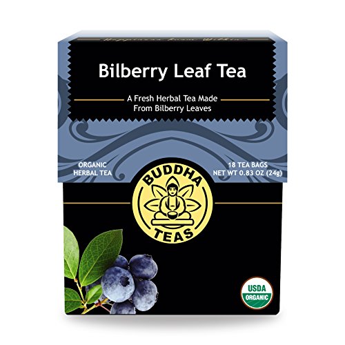 Image 1 of Default Title for the product Buddha Teas Organic Bilberry Leaf Tea - Herbal Tea, Caffeine Free