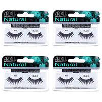 Thumbnail for Image 1 of Default Title for the product Ardell False Eyelashes 106 - Black, Lightweight Strip Lashes Natural Volume & Length for Everyday Wear, 4 Pack