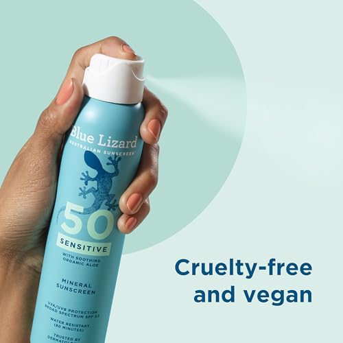 Image 3 of BLUE LIZARD Sensitive Mineral SPF 50 Spray 5 oz