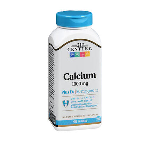 21st Century 21st Century Calcium 1000 + D3 90 Tabs