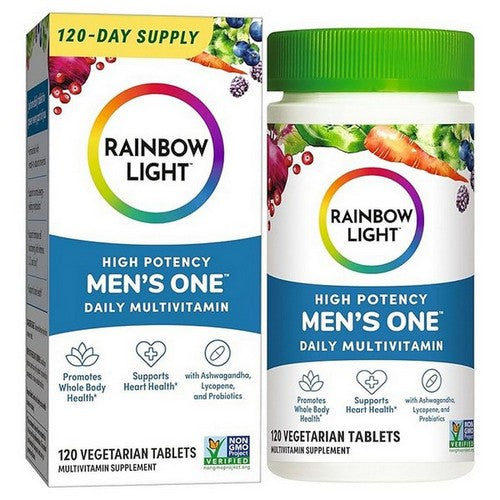 Rainbow Light High Potency Men's One Daily Multivitamin 120 Tablets