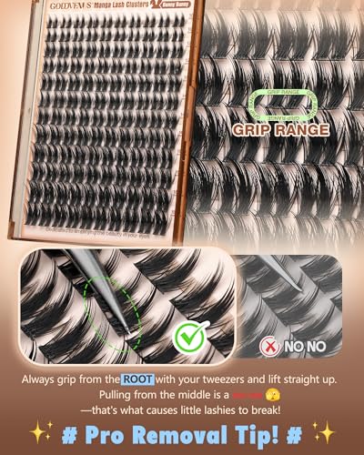Image 24 of Goddvenus Manga Lash Clusters Eyelash Extensions