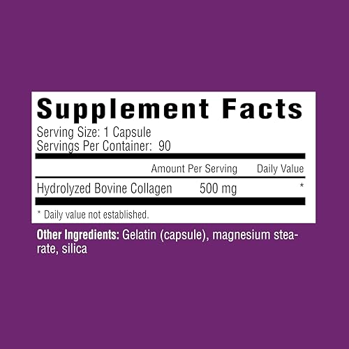 Image 2 of Rejuvicare Super Collagen 500 mg, 180 Capsules, 2 Pack