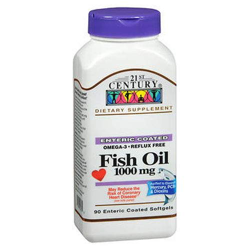 21st Century 21st Century Fish Oil Enteric Coated Softgels 90 Caps