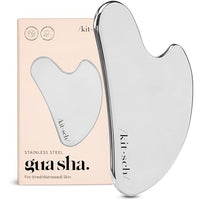 Thumbnail for Image 1 of Silver for the product Kitsch Stainless Steel Guasha Tool for Face