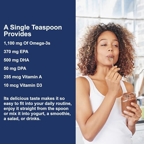Image 5 of Carlson Cod Liver Oil, 1100 mg, Omega-3s, Unflavored, 250 mL (8.4 Fl Oz)