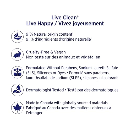 Image 5 of Live Clean Shampoo, Hydrating Fresh Water, 12 Oz