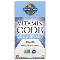 Thumbnail for Garden of Life Vitamin Code 50 & Wiser Men's Formula 240 Caps