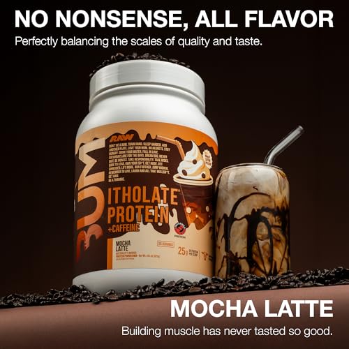 Image 3 of RAW Whey Isolate Protein Powder, Mocha Latte - 25 Servings