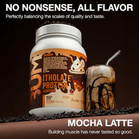 Thumbnail for Image 3 of RAW Whey Isolate Protein Powder, Mocha Latte - 25 Servings