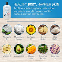 Thumbnail for Image 3 of Seven Minerals Magnesium Lotion for Sleep, Soothing Relief & Relaxation - 8 fl oz