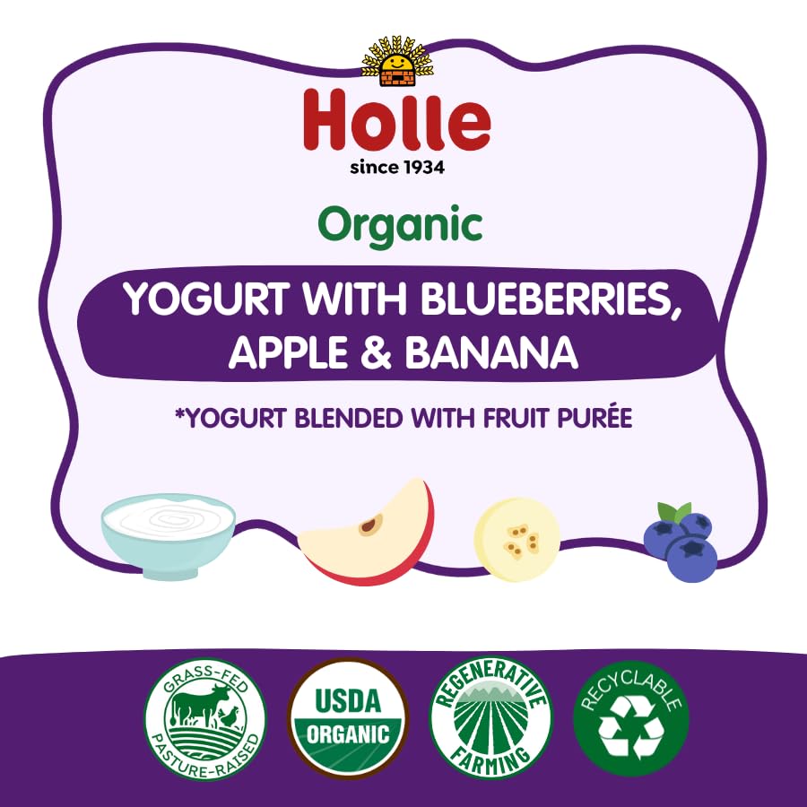 Image 3 of Holle YOGURT (Blueberry Apple Banana)