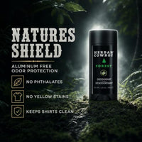 Thumbnail for Image 2 of Herban Cowboy Forest Aloe Infused Deodorant with Hints of Cedar, Mandarin, and Black Pepper (2.8 oz)