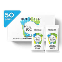 Thumbnail for Image 1 of 1 Count (Pack of 50) for the product Bodipure Keratin Foot Mask