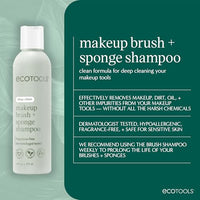 Thumbnail for Image 2 of EcoTools Makeup Blender Duo + Brush & Sponge Shampoo Cleaner, Makeup Kit