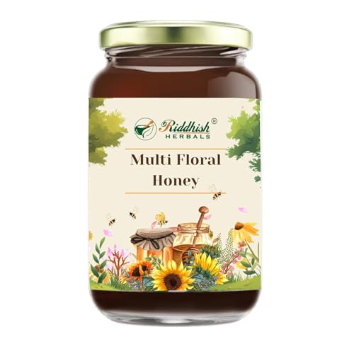 Image 1 of Default Title for the product Riddhish Herbals Multi Floral Raw Honey 500g Pack of 2