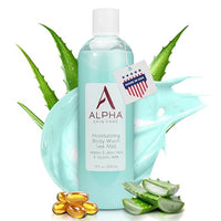 Thumbnail for Image 1 of 12 Fl Oz (Pack of 1) for the product Alpha Skin Care Moisturizing Body Wash, Glycolic AHA