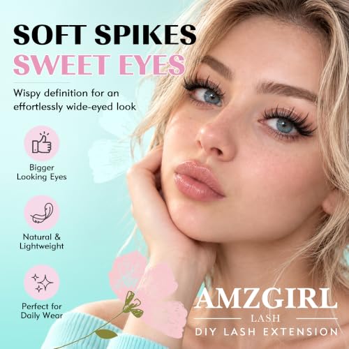 Image 2 of AMZGIRL LASH Lash Clusters Kit 4 IN 1 C Curl Manga Anime Lashes 10-18mm, Puppy