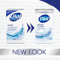 Thumbnail for Image 4 of Dial Antibacterial Bar Soap, Refresh & Renew, White, 4 oz, Pack of 128