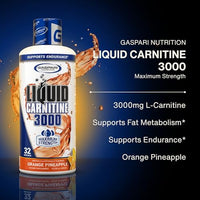 Thumbnail for Image 3 of Gaspari Nutrition Liquid L-Carnitine 3000 32 Servings