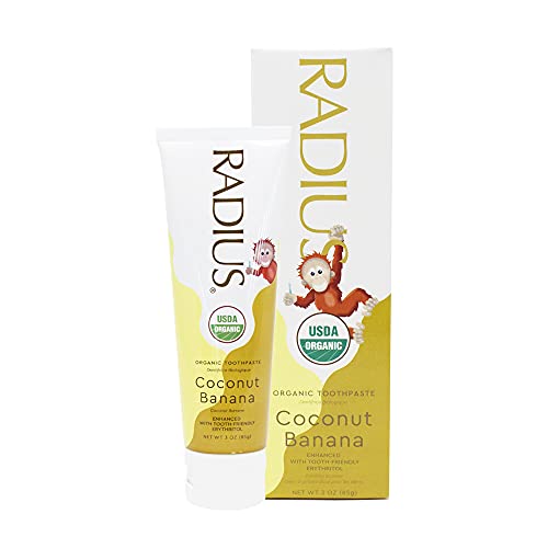 Image 6 of RADIUS USDA Organic Kids Toothpaste 3oz Pack of 6