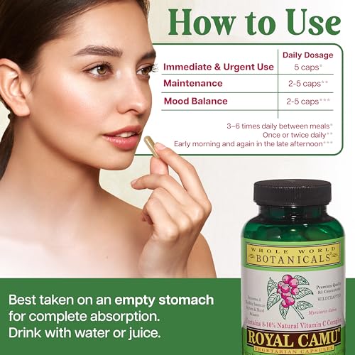 Image 4 of Whole World Botanicals Royal Camu, 140 CT