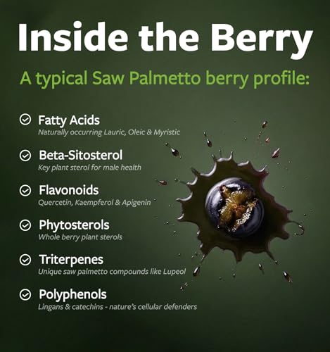Image 5 of PURE CO USDA Organic Saw Palmetto Supplement - 4 Month Supply