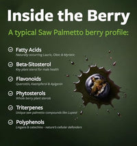 Thumbnail for Image 5 of PURE CO USDA Organic Saw Palmetto Supplement - 4 Month Supply
