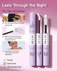 Thumbnail for Image 4 of EYDEVRO Manga Bunny Lash Clusters Kit Fairy Eyelash Clusters Kit Wet Look
