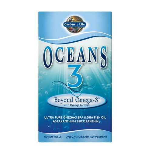 Garden of Life Oceans 3 Beyond Omega 3 60 Softgels