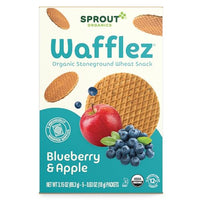 Thumbnail for Image 4 of Sprout Organics Toddler Snacks CoComelon Blueberry Apple Wafflez 50-Count