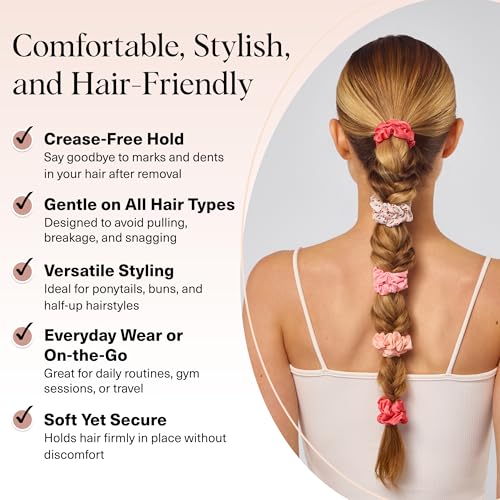 Image 36 of Kitsch Satin Scrunchies for Women