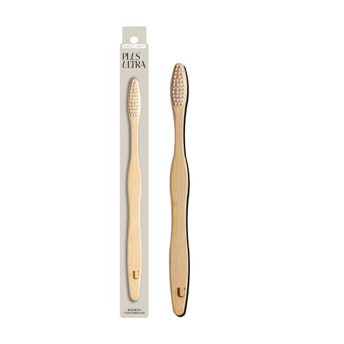Image 1 of Default Title for the product Plus Ultra Bamboo Toothbrush - BPA Free Soft Bristle for Adults