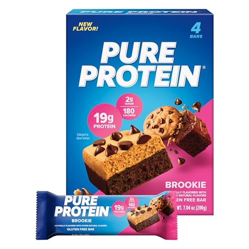 Image 1 of Default Title for the product Pure Protein Brookie Protein Bars, 19g Protein, Gluten Free, 4 Ct