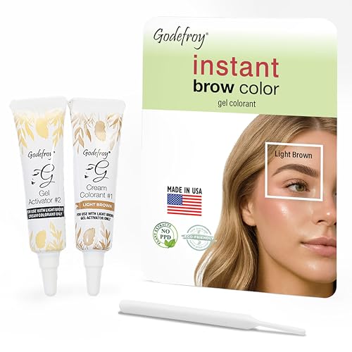 Image 3 of Light Brown for the product Godefroy Temporary Brow Color