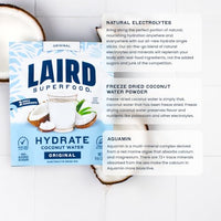 Thumbnail for Image 4 of Laird Superfood HYDRATE Coconut Water Powder Drink Supplement 8 oz. Bag Pack of 2