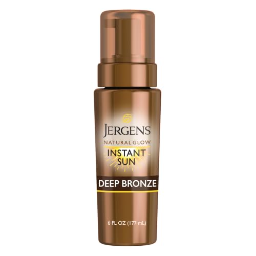 Image 3 of Deep Bronze / 6 Fl Oz (Pack of 1) / 1 Pack (6 Fl Oz), Self Tanning Mousse for the product Jergens Natural Glow Self Tanner Mousse