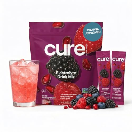 Image 1 of Berry Pomegranate for the product Cure Hydration Electrolyte Drink Powder
